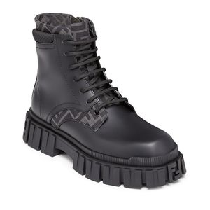 Fendi Leather Combat boots